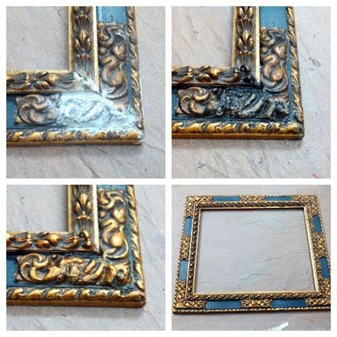 Restauración marco antiguo