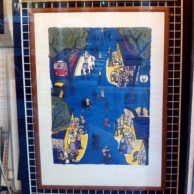 Serigrafía de J. Moscardó