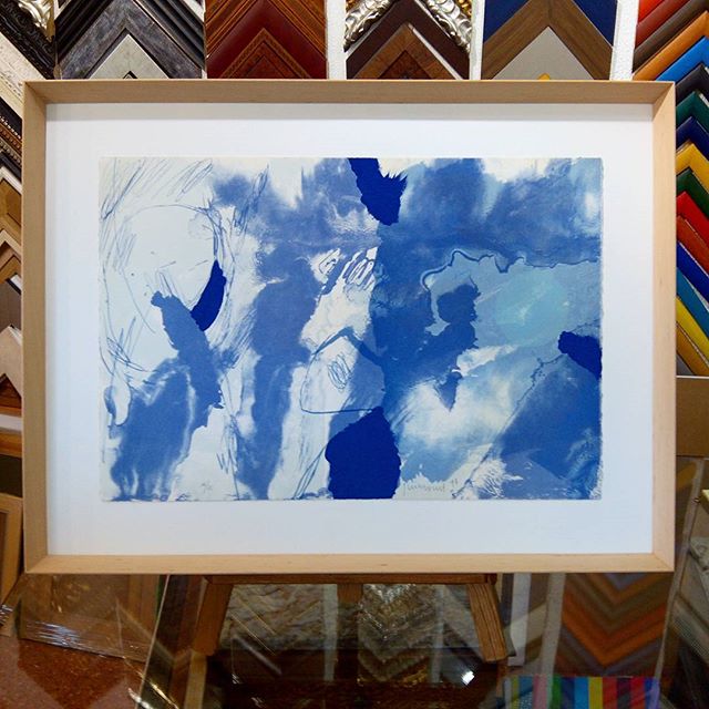 Litografía de Guinovart enmarcada