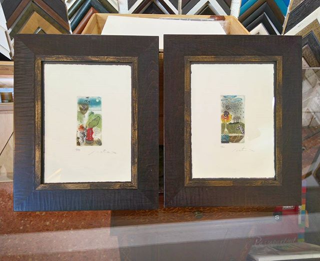 Grabados pequeños enmarcados. Buenos para decorar