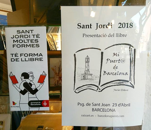 Sant Jordi 2018 Libros de Artista en P. Sant Joan BCN