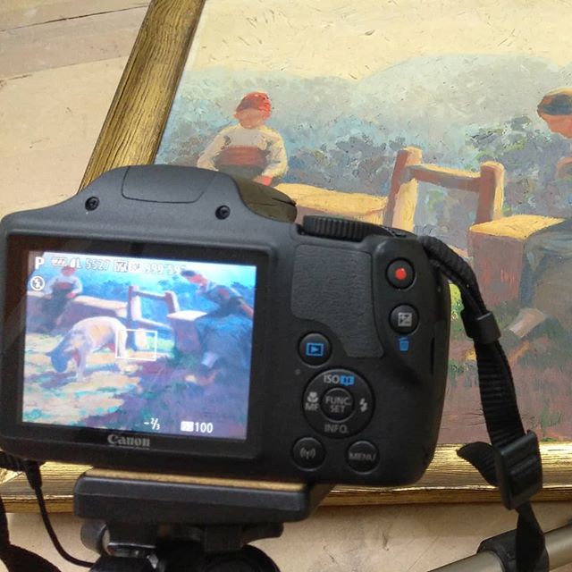 Documentar restauración de pintura