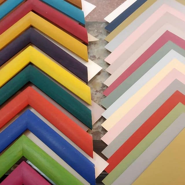 Cómo combinar colores al enmarcar