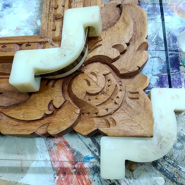 Arreglar un marco de talla roto