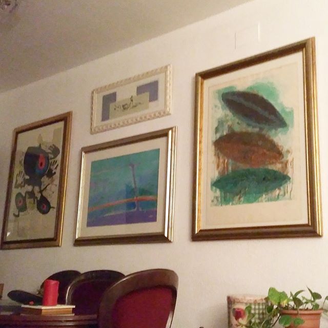 Colocación de los cuadros