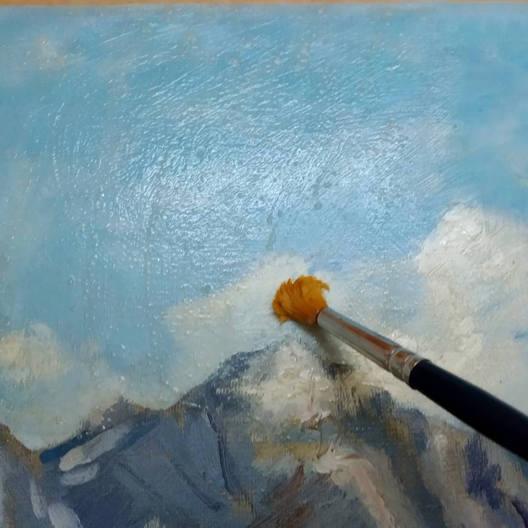 Limpiar pintura al óleo