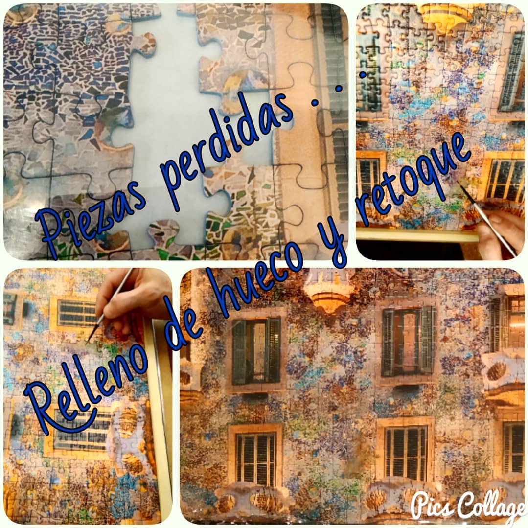 Piezas de puzzle perdidas