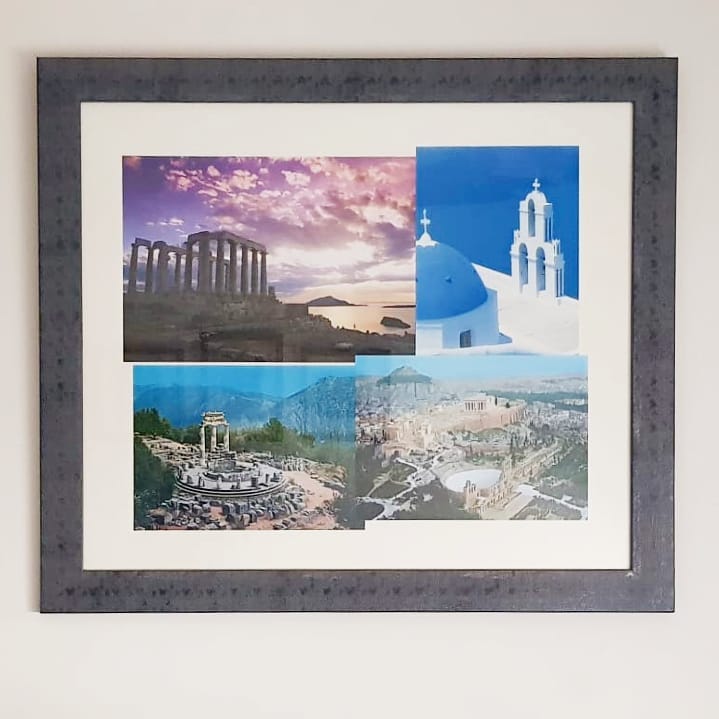 Cómo enmarcar un collage