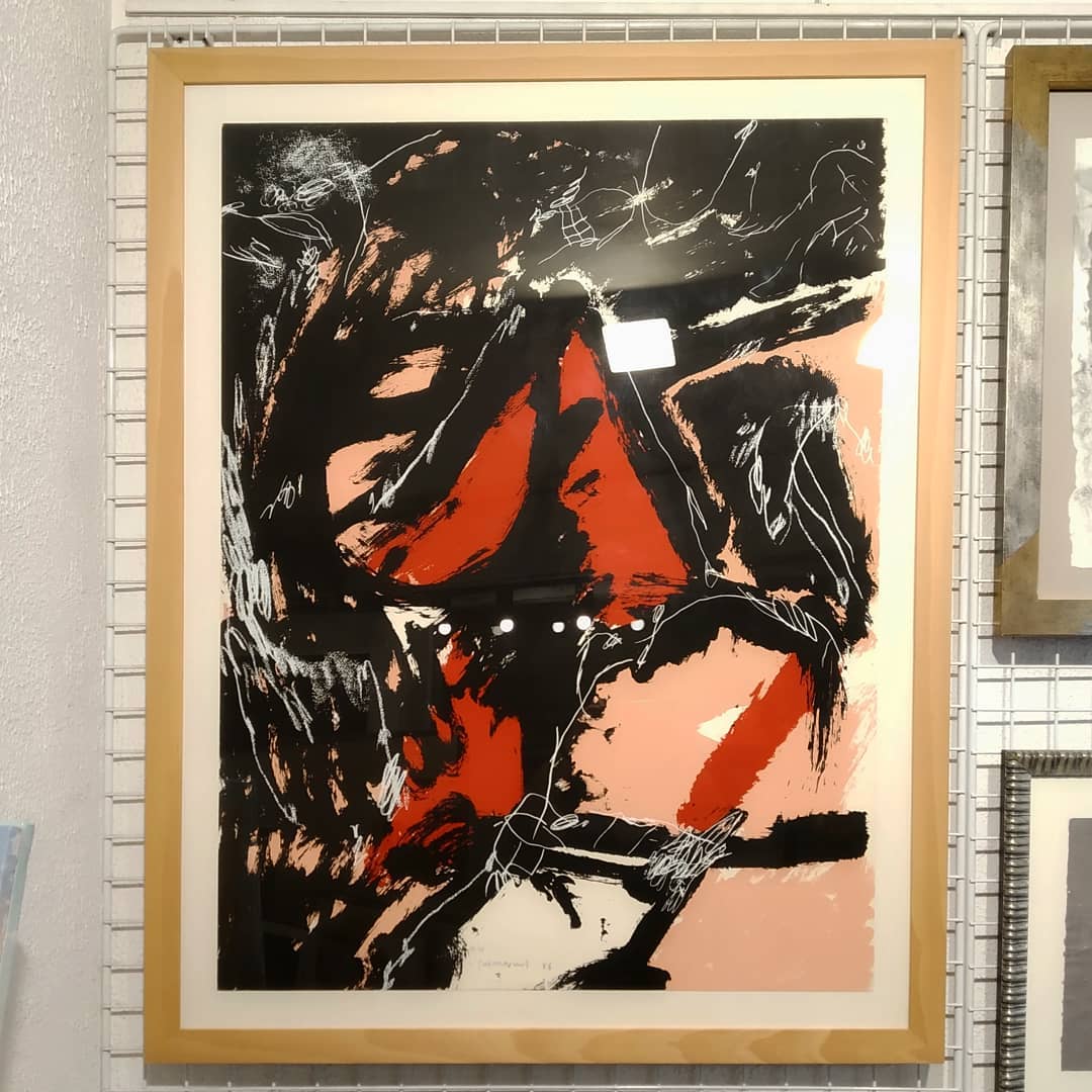 Lito de Guinovart enmarcada