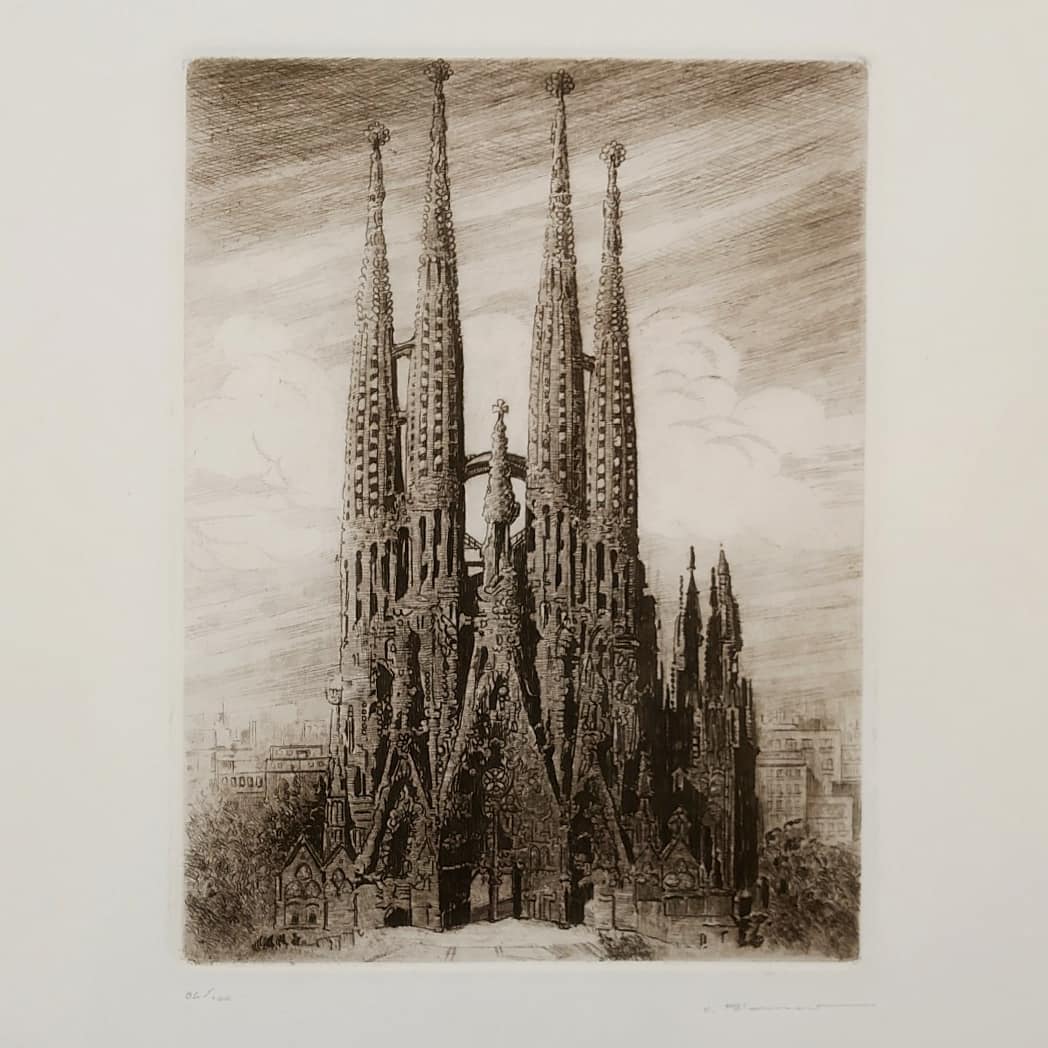 Sagrada Familia Grabado