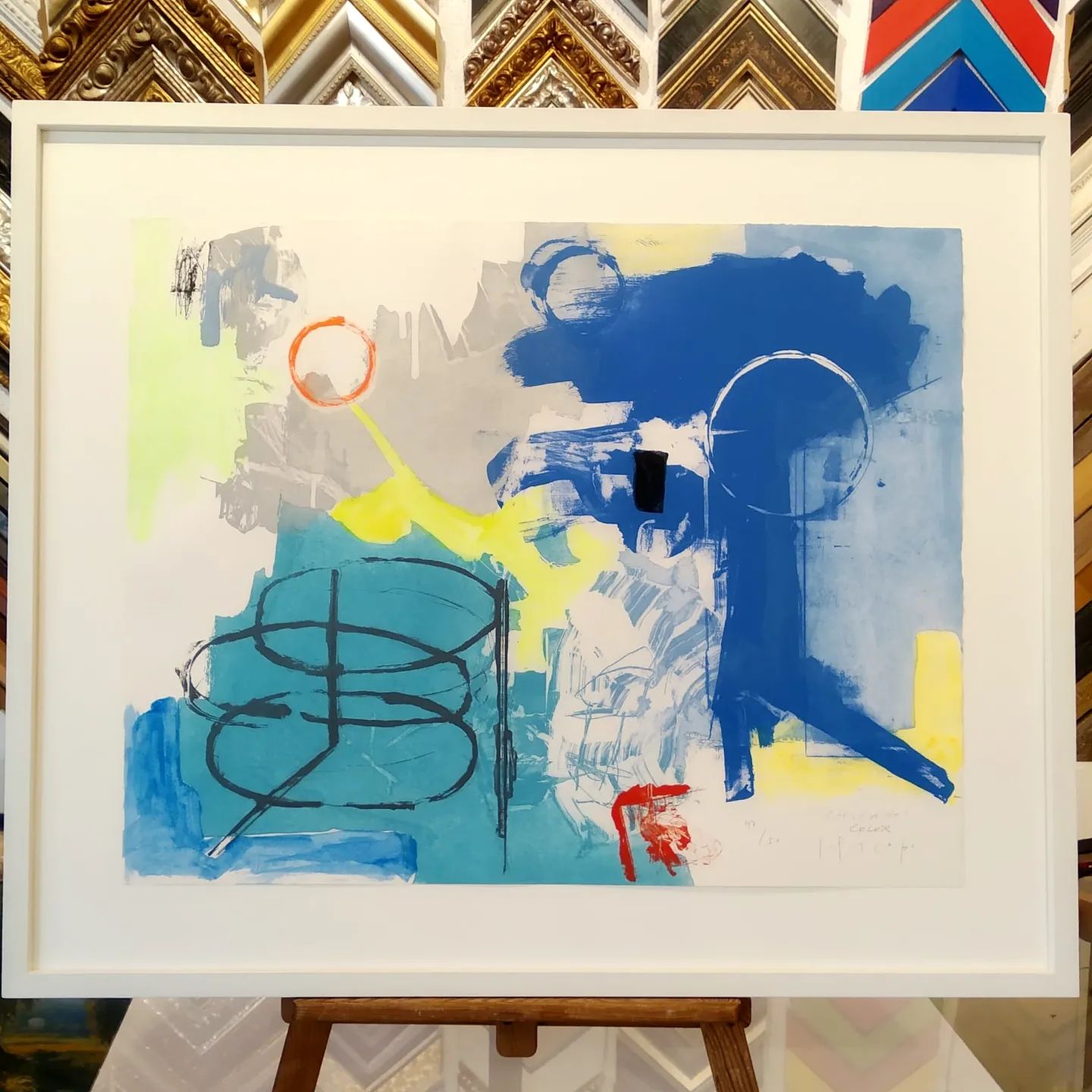 Grabado de Joaquín Capa enmarcado