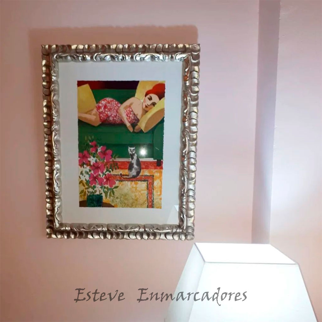 Nueva lito de Didier Lourenço enmarcada