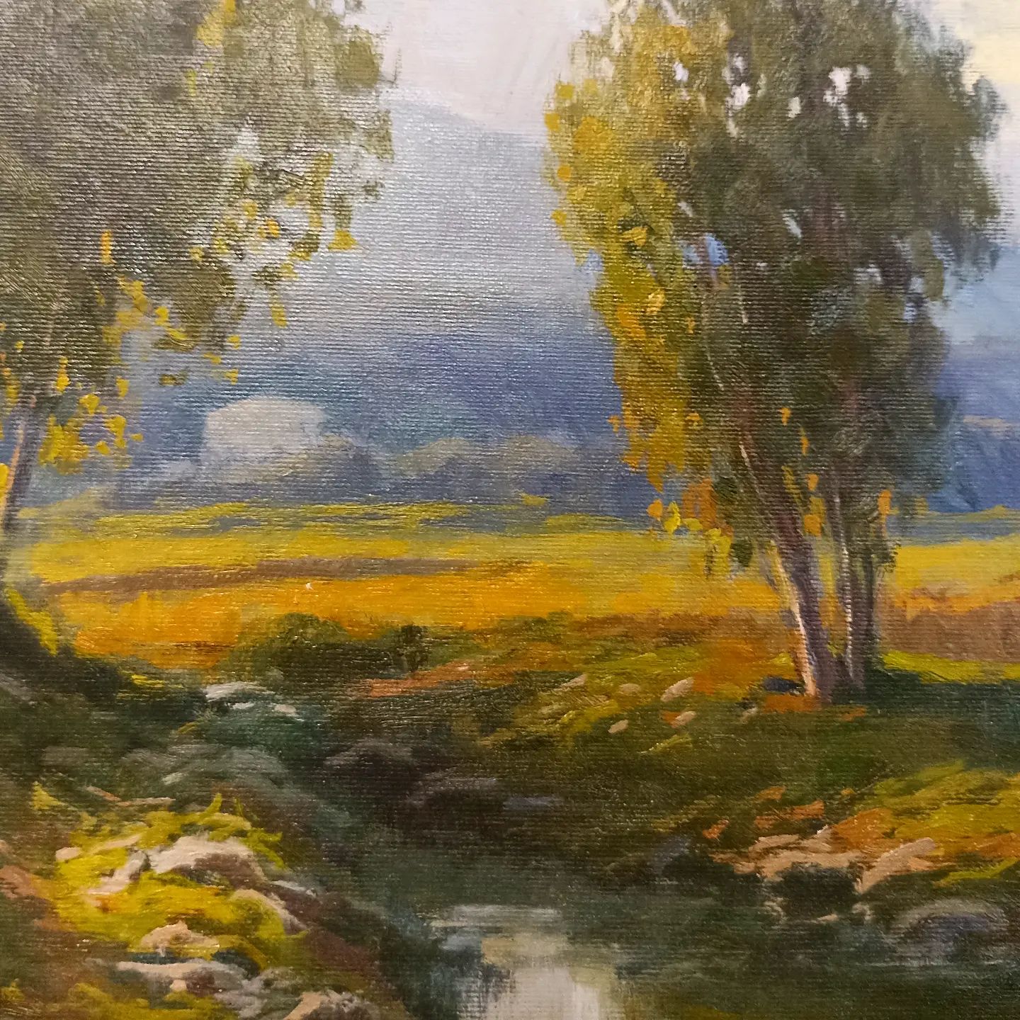 Detalle pintura al óleo