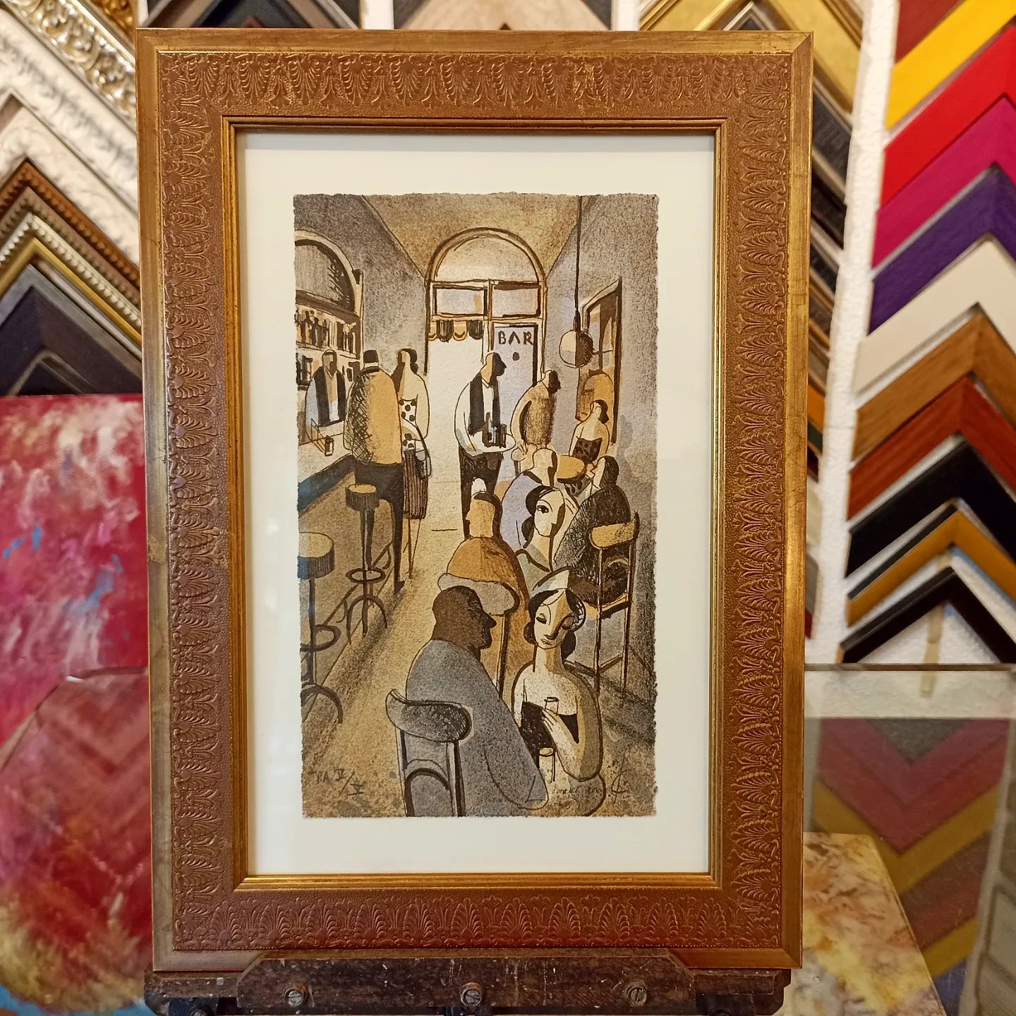 Lito de D. Lourenco enmarcada