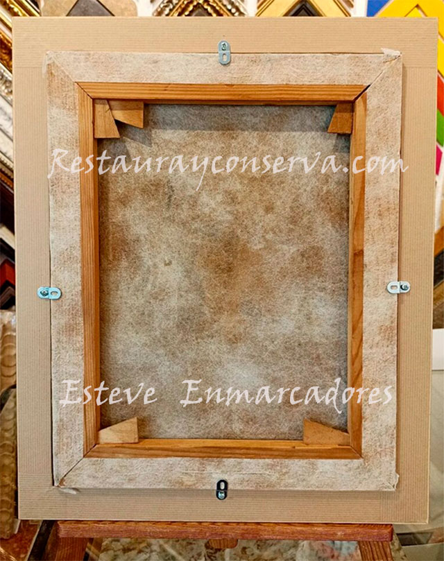 Como fijar un bastidor al marco