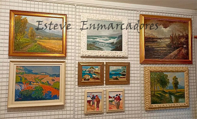 Paisajes y marinas enmarcadas