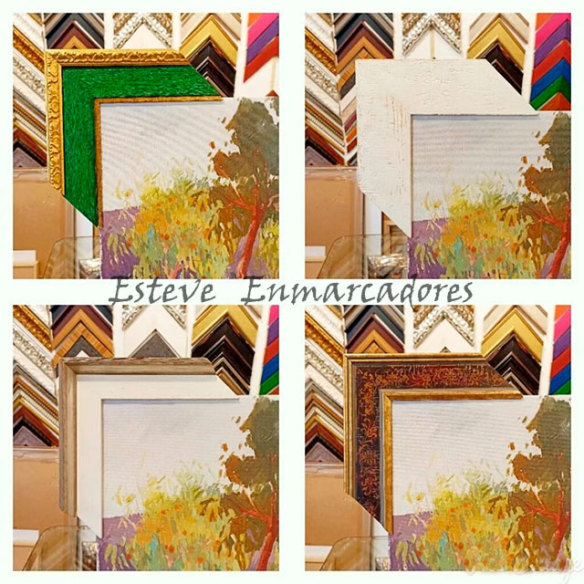 Cómo enmarcar óleos