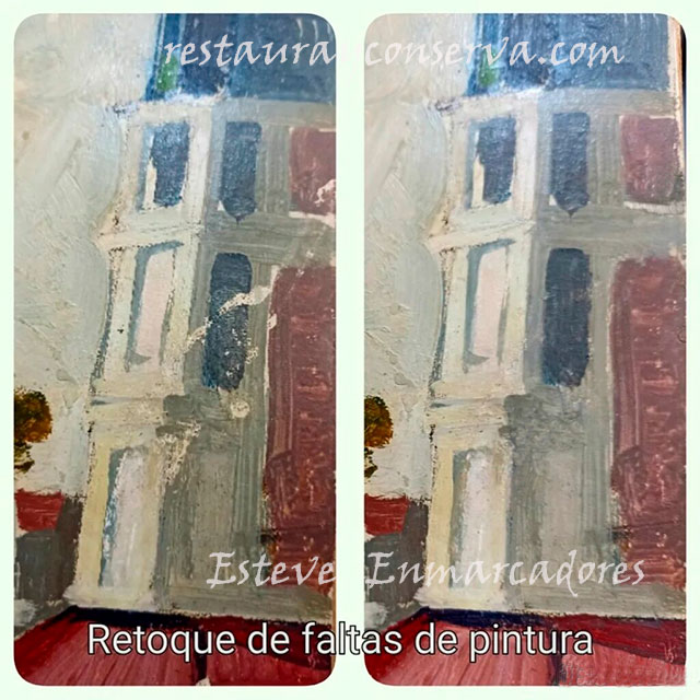 Retoque de faltas de pintura