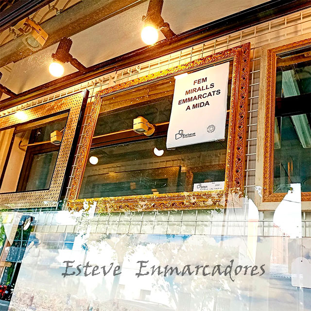 Espejos enmarcados a medida