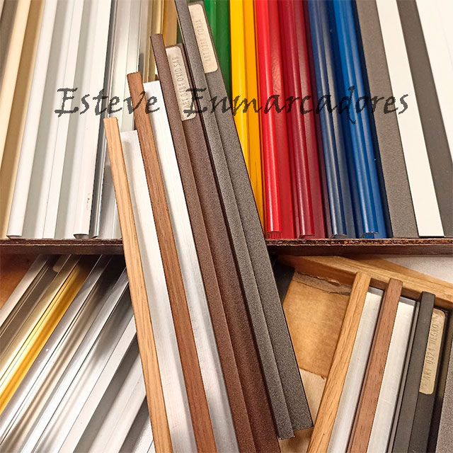 Colores y texturas en aluminio