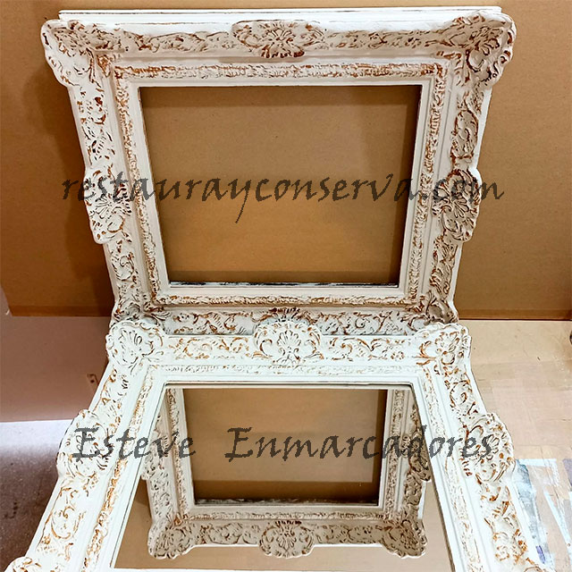 Espejos y marcos restaurados