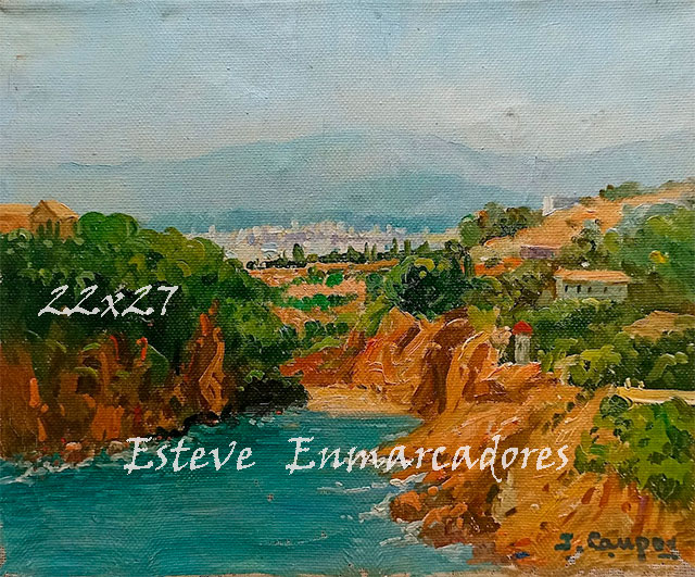 OUTLET óleo 22x27 J Campos - Esteve Enmarcadores OUTLET óleo 22x27 J Campos - Esteve Enmarcadores