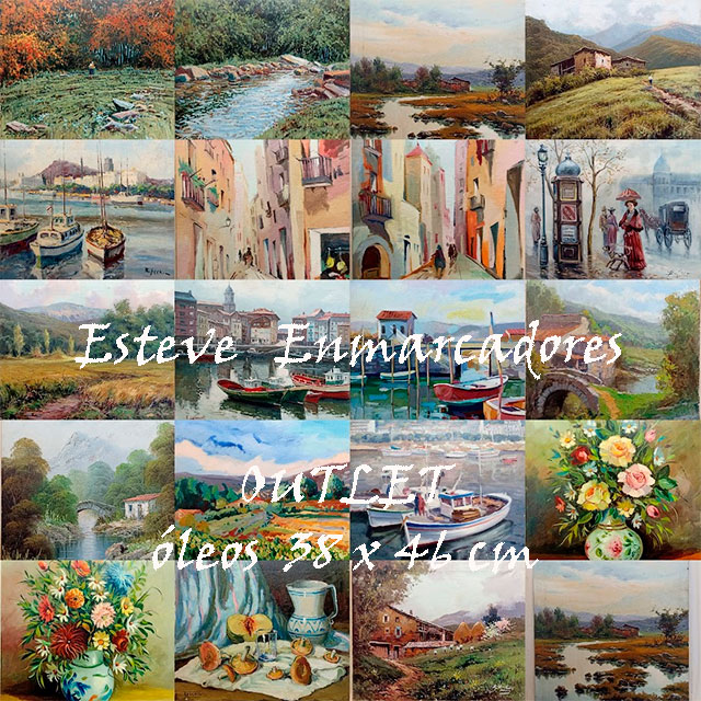 Óleos 38x46 en OUTLET